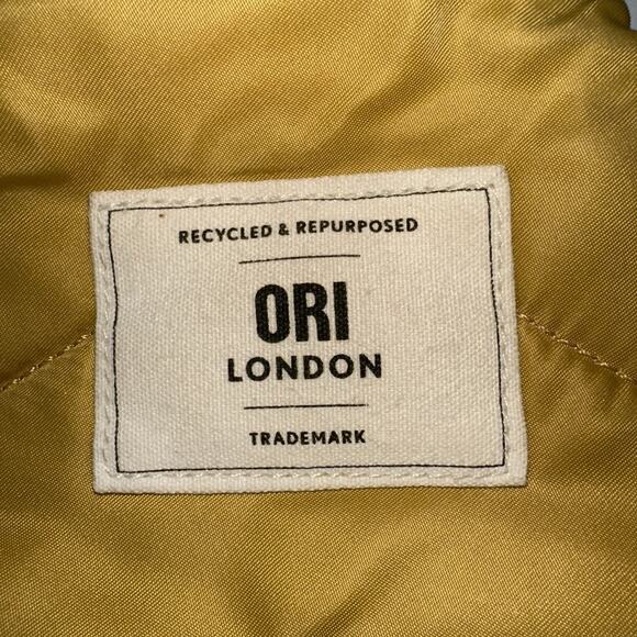 ORI London Sling Bag Mustard WILLESDEN Recycled Nylon Adjustable Casual - Picture 8 of 16